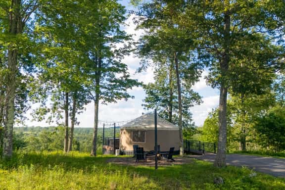 Adventure Abode | Modern Yurt w/ Hot Tub, Bubble Dome + ADA Access - Image 1