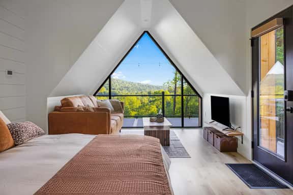 Moonlight Ridge | A-Frame, Hot Tub, & Fire Pit with Views! - Image 1